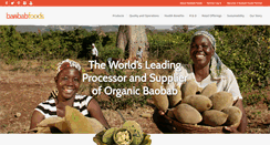 Desktop Screenshot of baobabfoods.com