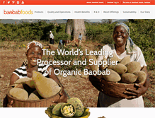 Tablet Screenshot of baobabfoods.com